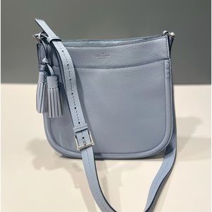Kate Spade light blue large cross body 11 1/2 x 10 1/2.  Never used.